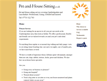 Tablet Screenshot of pet-and-house-sitting.co.uk